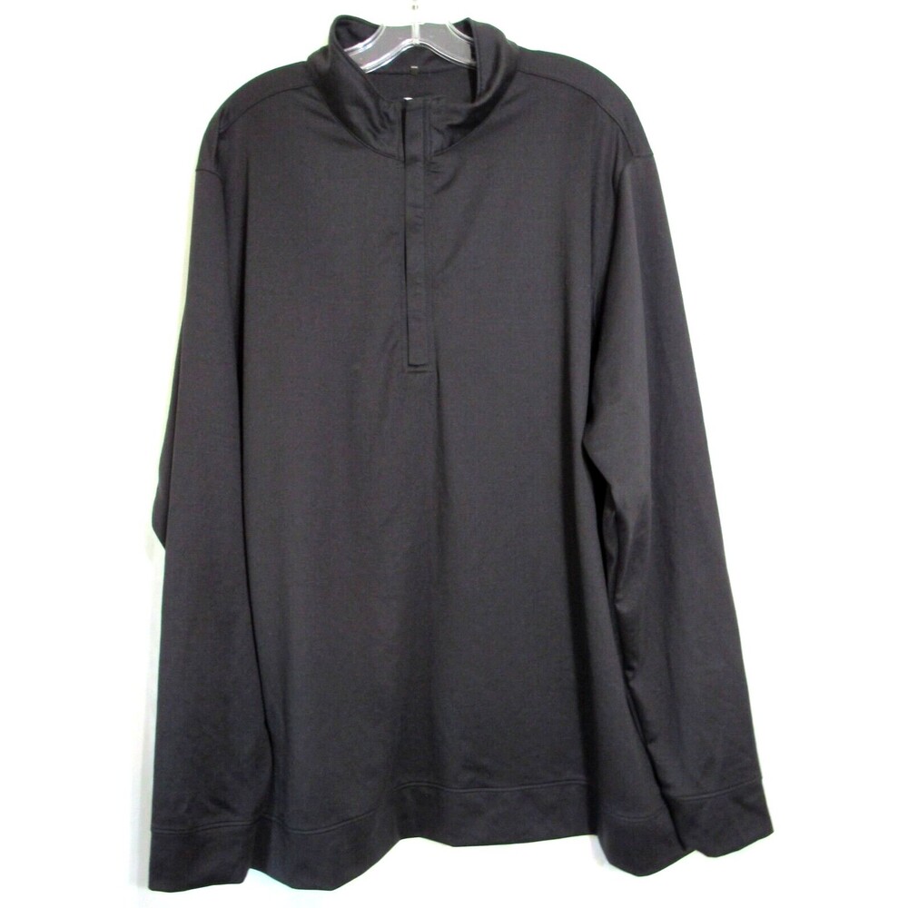 Zyia Active Black 1/4 Zip Long Sleeve Shirt Size XXL EUC